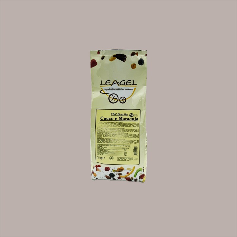 Preparato in Polvere per Granita Cocco e Maracuja Leagel 2 kg [368534b4]