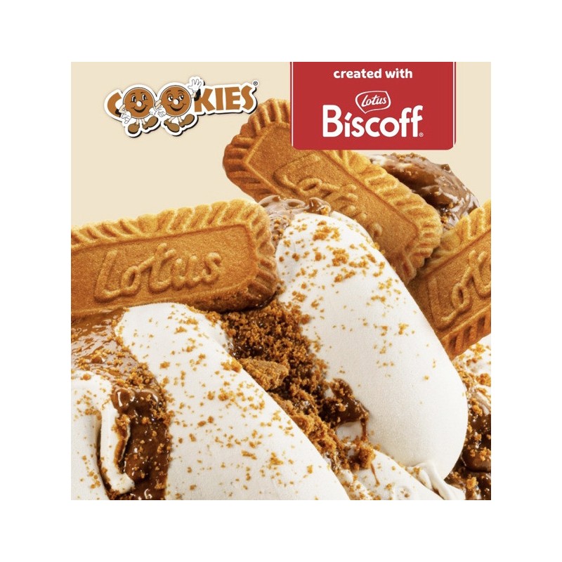 Kit Variegato Cookies Lotus Biscoff per Gelato con Gadget Mec3 12,5 kg [dc49e872]
