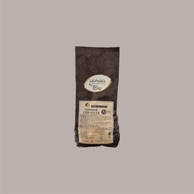 Box Cioccolato Fondente con Gocce Leagel Preparato in Polvere Vegan Ok ideale per Gelato 1,6 kg [39512b31]