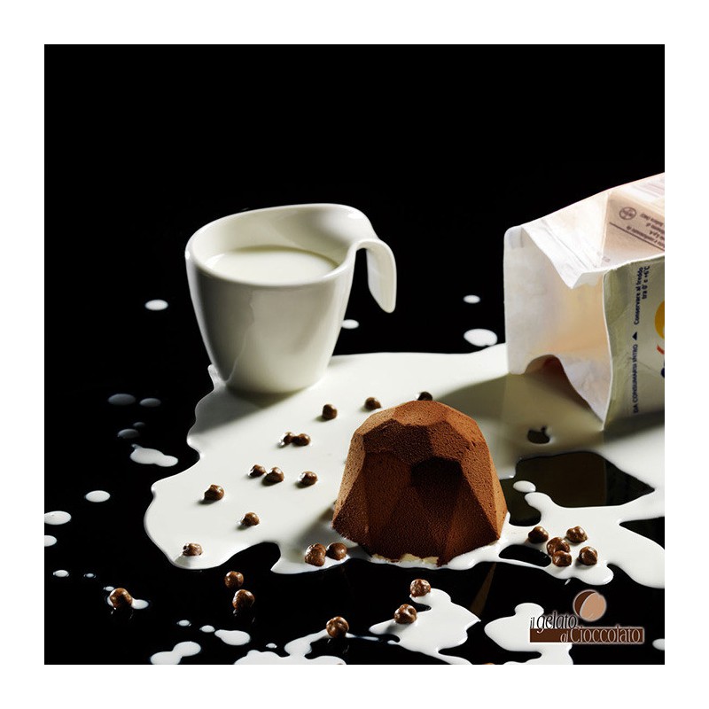 Box Cioccolato Fondente con Gocce Leagel Preparato in Polvere Vegan Ok ideale per Gelato 1,6 kg [576aa938]