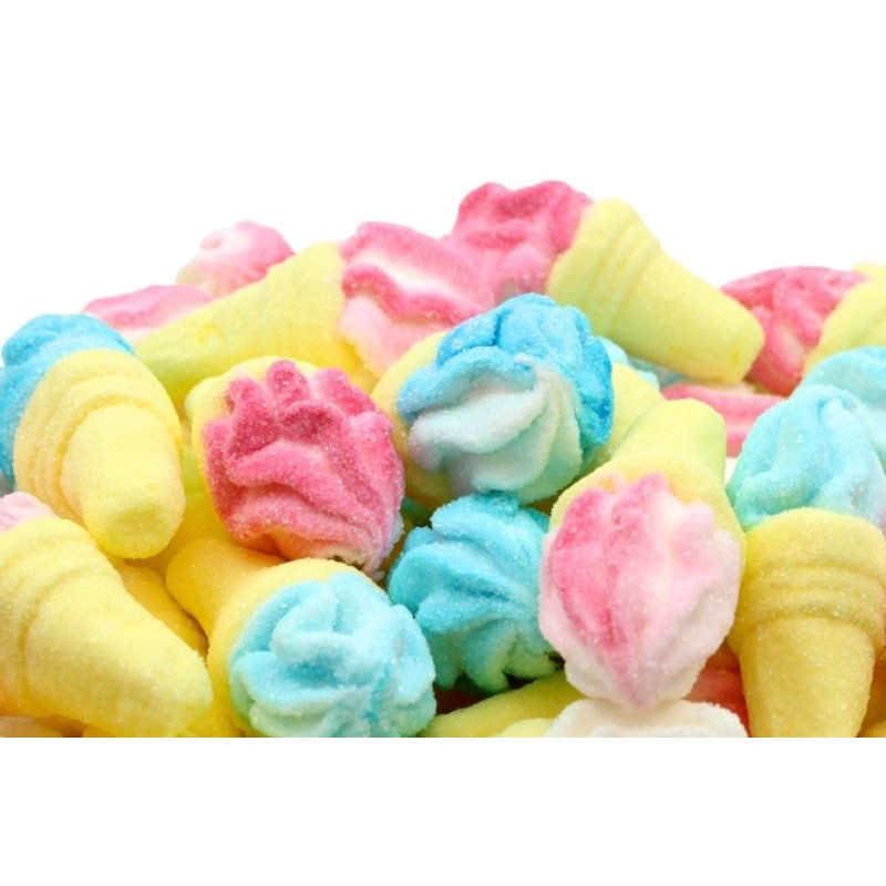 Marshmallow a Forma di Mini Gelati Mix al Gusto Vaniglia 900 gr [7eed064d]