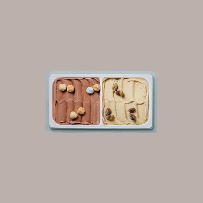 Cornice per Vaschetta Gelato Bigusto Impilo 500 gr in Polistirolo Riciclato Domogel 50 pezzi [605fcfe1]