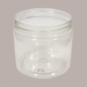 Vaso Barattolo Pet Trasparente 200 Ml + Coperchio Nero Lucido Ideale per Gelato 10 pezzi [ab2228ac]