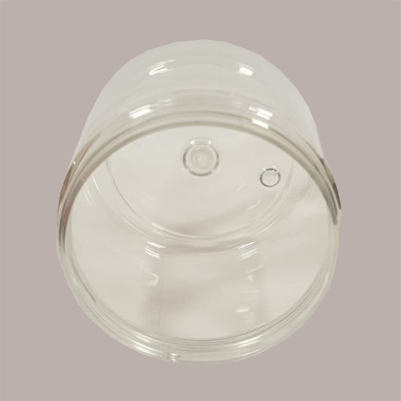 Vaso Barattolo Pet Trasparente 200 Ml + Coperchio Nero Lucido Ideale per Gelato 10 pezzi [1c3fe9a8]