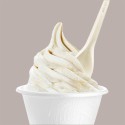 Cucchiaino Bio 17,5 cm Beige in PLA Ideale per Gelato Frappè Yogurt Granita Ice Curvy L 500 gr [1e4ed874]