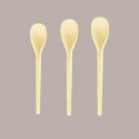 Cucchiaino Bio 12 cm Giallo in PLA Ideale per Gelato Frappè Yogurt Granita Ice Curvy S 1 kg [d22c8260]