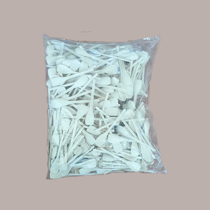Cucchiaino Bio 14 cm Beige in PLA Ideale per Gelato Frappè Yogurt Granita Ice Cuba M 400 pezzi [5d022049]