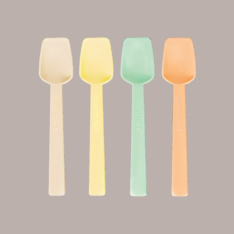 Palettina Spoon PLA BIO COMPOST Verde Hawaii Ideale per Gelato Yogurt Granite 9,5 cm 1 kg 483 pezzi [f85ca323]