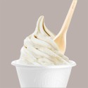 Cucchiaino Bio 14 cm Beige in PLA Ideale per Gelato Frappè Yogurt Granita Ice Cuba M 400 pezzi [f026d997]