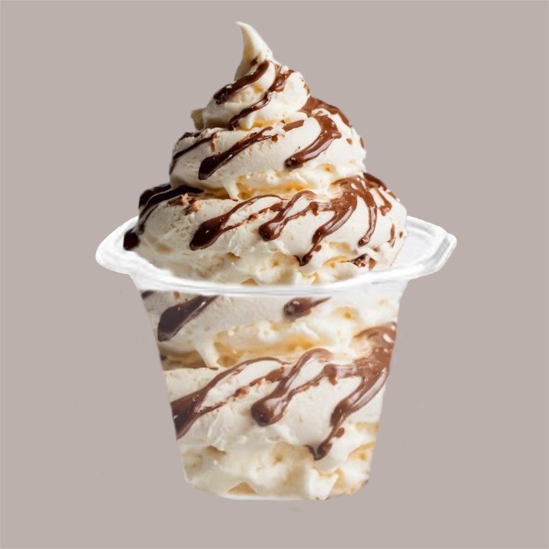 Coppa Luna in R PET 280 cc Yogurt Gelato POLOPLAST 50 pezzi [70122fb2]