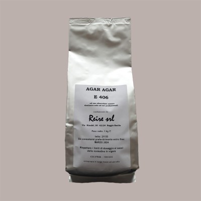 AGAR AGAR E 406 Alternativa Vegana alla Gelatina REIRE 1 Kg [6ac9ca12]