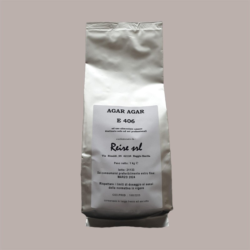 AGAR AGAR E 406 Alternativa Vegana alla Gelatina REIRE 1 Kg [6ac9ca12]
