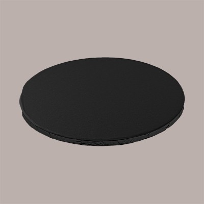 Sottotorta Tondo Alto Ideale per Cake Design in Cartoncino Rigido Nero Dm 45H1 cm 2 pezzi [cf583f11]