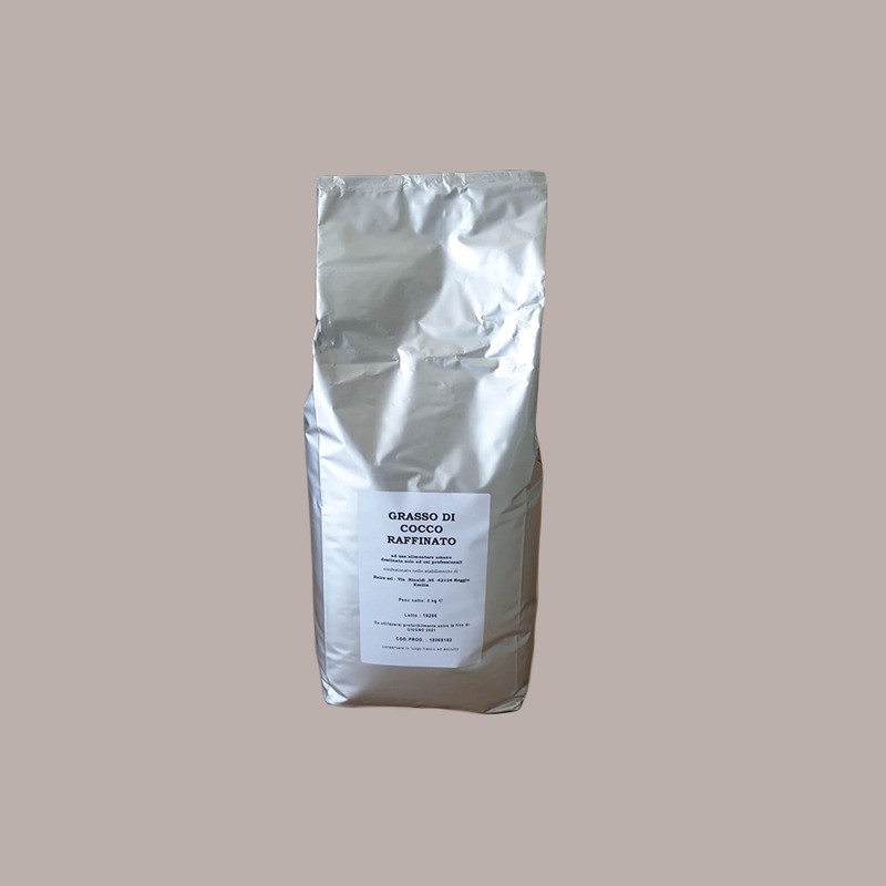 Grasso di Cocco Raffinato senza Glutine REIRE per Gelateria Pasticceria 3 Kg [38b19c2f]