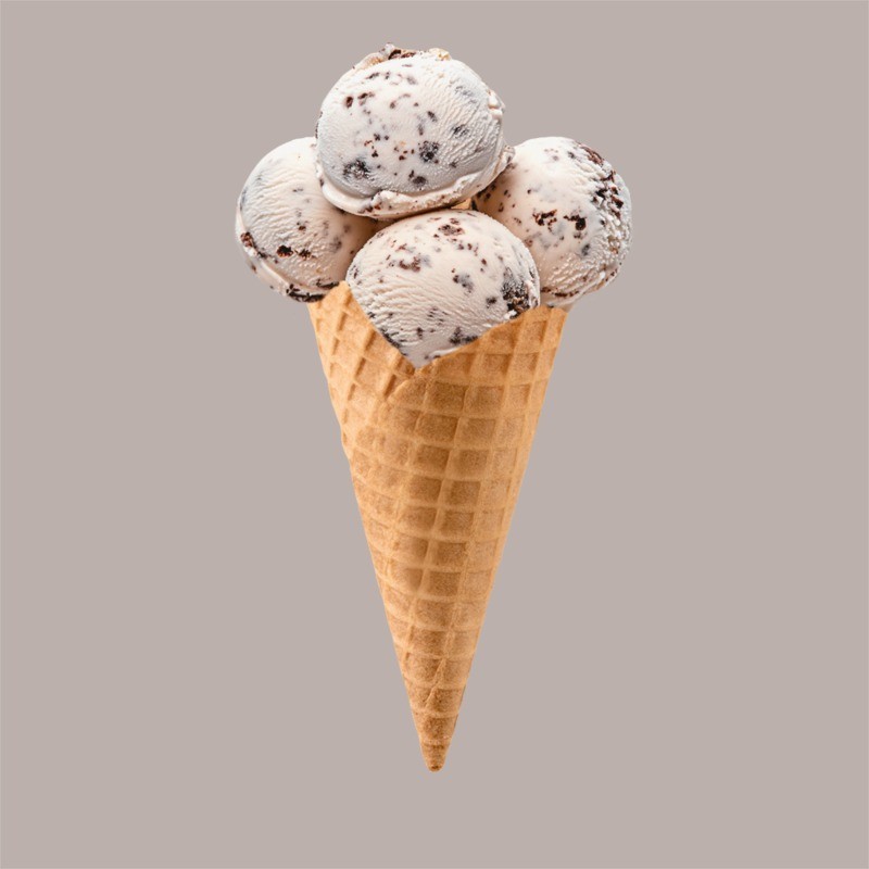 Cialdone Cartoccio Cono per Gelato Senza Glutine con Farina di Riso Italcialde Diametro Bocca 95 mm H 165 mm 162 pezz [e74c4f00]