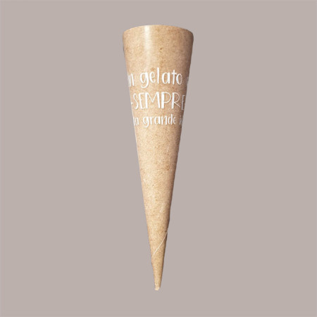 Pirottino Sottocono in Carta Marrone Kraft per Coni Gelato codice 1537,5 2000 pezzi [6f4ece41]