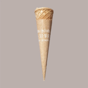 Pirottino Sottocono in Carta Marrone Kraft per Coni Gelato codice 1537,5 2000 pezzi [01754c48]