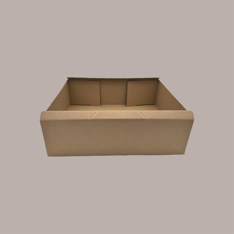 Scatola in Carta Avana Porta Torta Paste o Porta Oggetti 490x390x150mm 10 Pezzi [54f7574c]