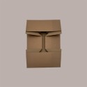 Scatola in Carta Avana Porta Torta Paste o Porta Oggetti 490x290x150mm 10 Pezzi [022fbc93]