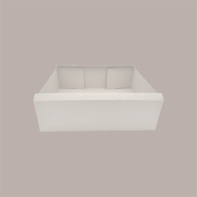 Scatola in Carta Kraft Bianca Porta Torta Paste o Porta Oggetti 390x390x100mm 10 Pezzi [d5504e9d]