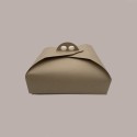 Scatola Porta Torta in Cartoncino Avana Ecolife 17x17H7cm 10 pezzi [9c393c0c]