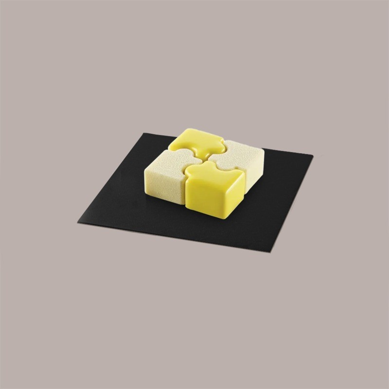 Tavoletta Vassoio Rigido Sottotorta Dolce in Cartoncino Alimentare Bianco Nero 28x28 cm 10 Kg [76d864a2]