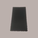 Sottotorta Vassoio Cartone Rettangolare Bordo Smerlato Ala Oro Nero Usa e Getta 25x35 cm 10 Kg [f9e5d169]