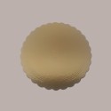 Disco Vassoio Tondo Cartone Rigido Sottotorta Ala Oro Nero Bordo Smerlato Dm30 cm 10 Kg [1b136697]