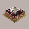 Sottotorta Vassoio Cartone Rettangolare Oro Nero Microtriplo 40x60cm 5 pezzi [d912e509]