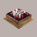 Sottotorta Vassoio Cartone Rettangolare Oro Nero Microtriplo 43x53cm 5 pezzi [516a228d]