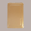 Sottotorta Vassoio Cartone Rettangolare Oro Nero Microtriplo 16x30cm 10 Pezzi [0fe0b981]