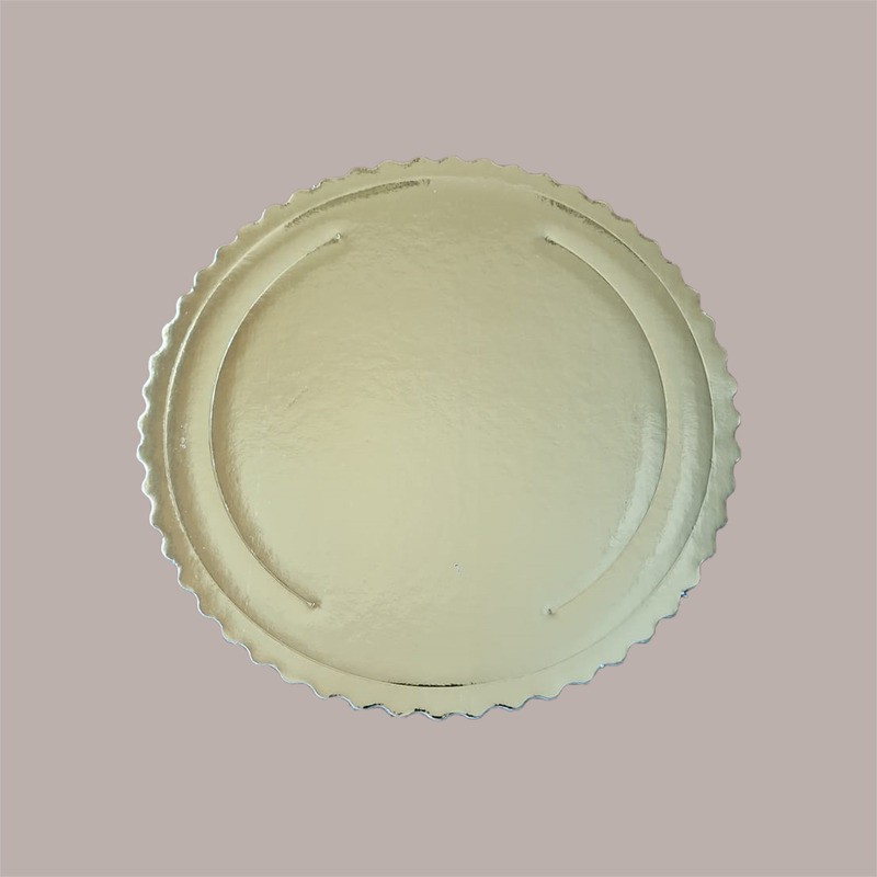Sottotorta Disco Cartone Oro Nero Microtriplo per Dolci Usa e Getta Dm40 cm 10 Pezzi [2c2a2ea5]