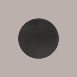 Disco Vassoio Rigido Sottotorta Dolce in Cartoncino Alimentare Oro Nero Bordo Liscio Dm32 cm 10 Kg