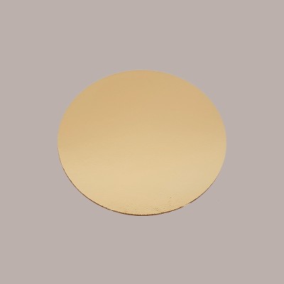 Disco Vassoio Rigido Leggero Sottotorta Dolce in Cartoncino Alimentare Oro  Bordo Liscio Dm22 cm 10 Kg [89a0c9db]