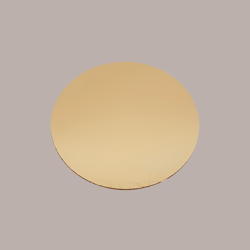 Disco Vassoio Rigido Leggero Sottotorta Dolce in Cartoncino Alimentare Oro  Bordo Liscio Dm30 cm 10 Kg [0807d00a]
