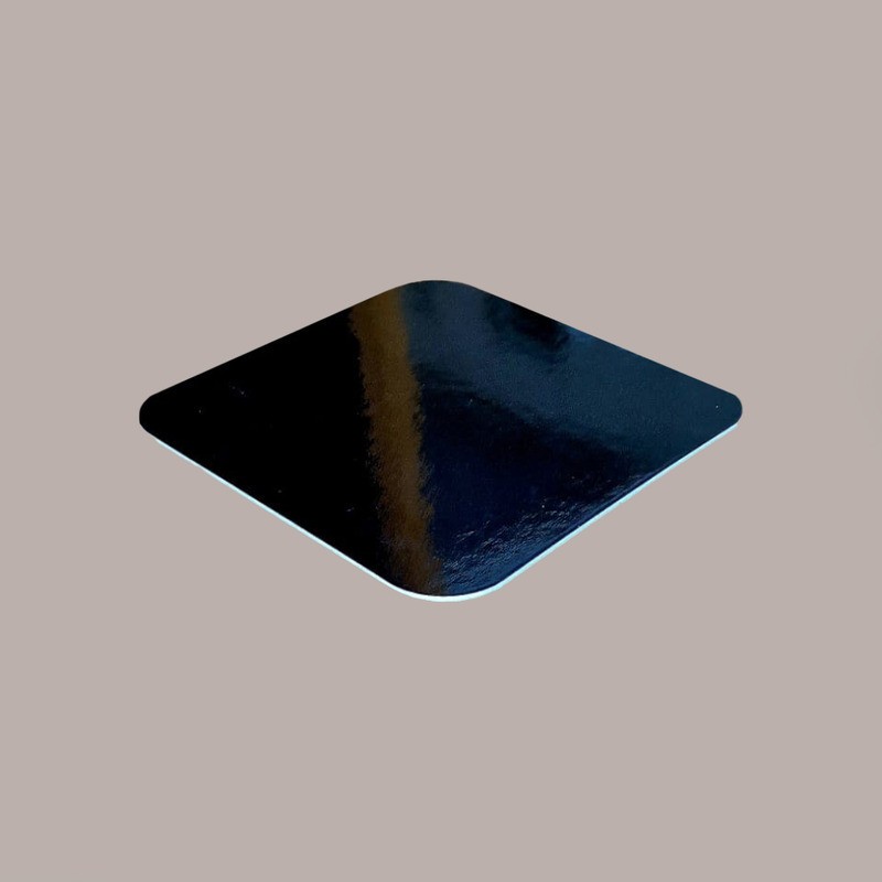 Sottotorta Vassoio Cartone Nero Bianco Quadro Renoir 22x22 cm 10 Kg [0ebdb97b]