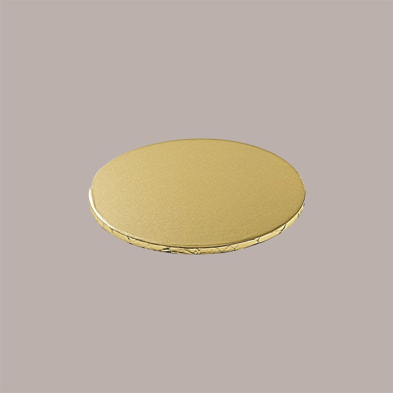 Sottotorta Tondo Alto Ideale per Cake Design in Cartoncino Rigido Oro Dm 20H1 cm 3 pezzi [32a682a4]