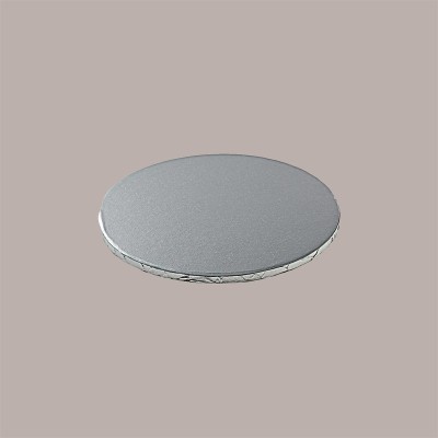 Sottotorta Tondo Alto Ideale per Cake Design in Cartoncino Rigido Argento Dm 25H1 cm 3 pezzi [bd582a76]