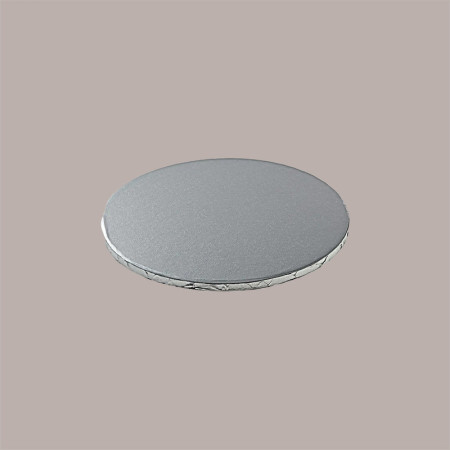 Sottotorta Tondo Alto Ideale per Cake Design in Cartoncino Rigido Argento Dm 25H1 cm 3 pezzi [bd582a76]