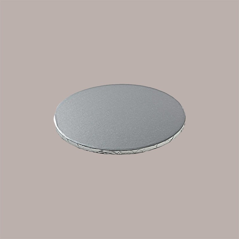 Sottotorta Tondo Alto Ideale per Cake Design in Cartoncino Rigido Argento Dm 25H1 cm 3 pezzi [bd582a76]