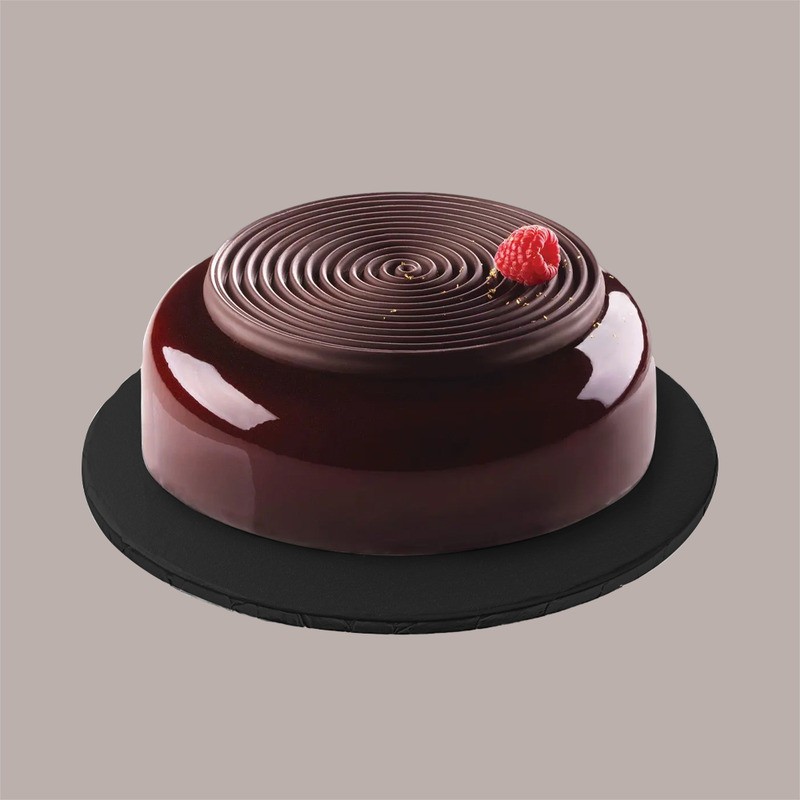 Sottotorta Tondo Alto Ideale per Cake Design in Cartoncino Rigido Nero Dm 25H1 cm 3 pezzi [d86a5e62]