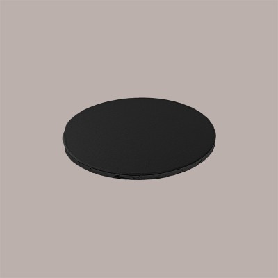 Sottotorta Tondo Alto Ideale per Cake Design in Cartoncino Rigido Nero Dm 30H1 cm 3 pezzi [281f2173]