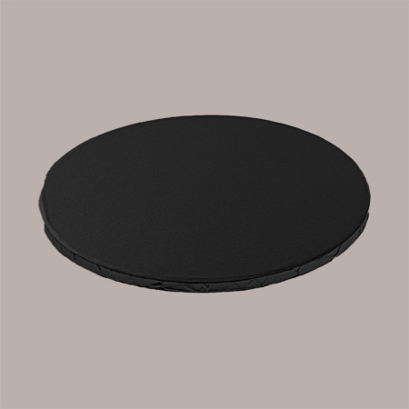 Sottotorta Tondo Alto Ideale per Cake Design in Cartoncino Rigido Nero Dm 35H1 cm 3 pezzi [853cef78]