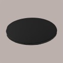 Sottotorta Tondo Alto Ideale per Cake Design in Cartoncino Rigido Nero Dm 35H1 cm 3 pezzi [853cef78]