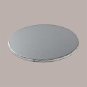 Sottotorta Tondo Alto Ideale per Cake Design in Cartoncino Rigido Argento Dm 40H1 cm 2 pezzi [54468517]