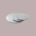 Sottotorta Tondo Alto Ideale per Cake Design in Cartoncino Rigido Argento Dm 45H1 cm 2 pezzi [b3886e1c]
