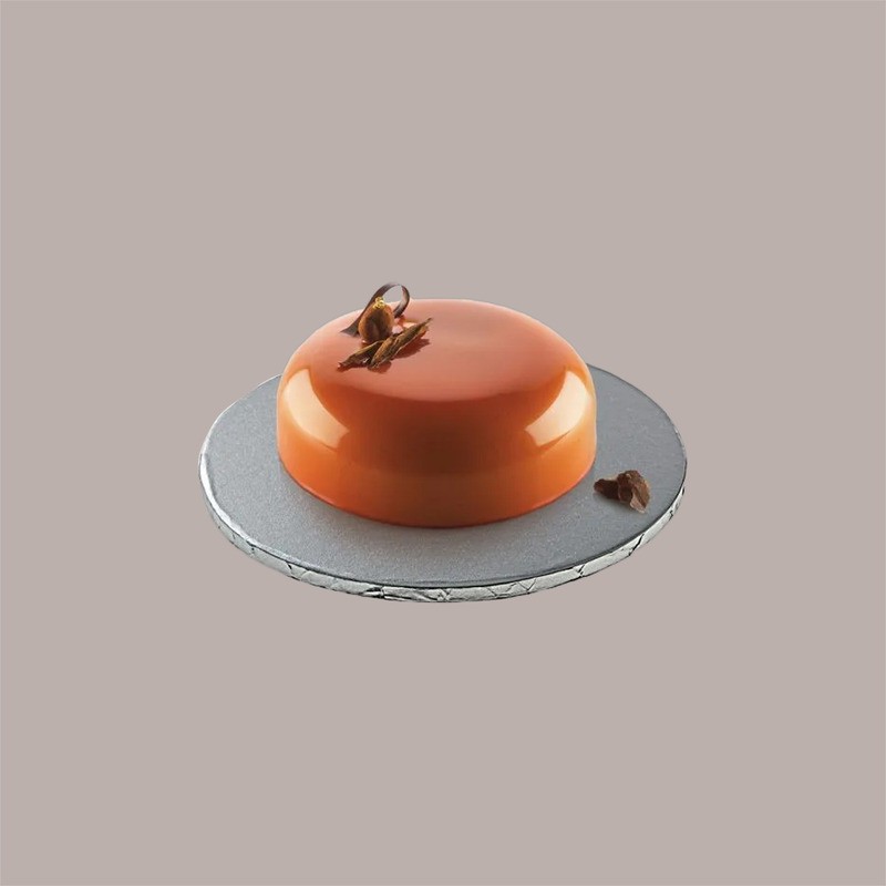 Sottotorta Tondo Alto Ideale per Cake Design in Cartoncino Rigido Argento Dm 45H1 cm 2 pezzi [eb805ddb]