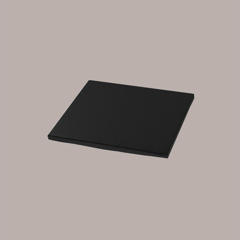 Sottotorta Quadrato Alto Ideale per Cake Design in Cartoncino Rigido Nero 20x20 cm 3 pezzi [6a2981c9]