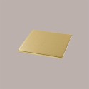Sottotorta Quadrato Alto Ideale per Cake Design in Cartoncino Rigido Oro 25x25 cm 3 pezzi [78c252cd]