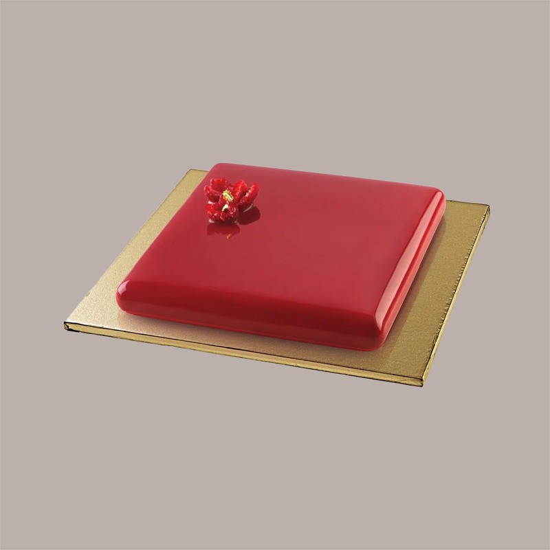 Sottotorta Quadrato Alto Ideale per Cake Design in Cartoncino Rigido Oro 35x35 cm 3 pezzi [dc301b22]